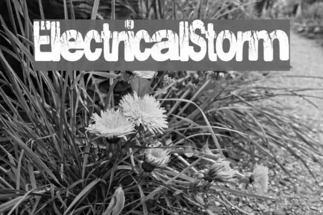 ElectricalStorm Font examples