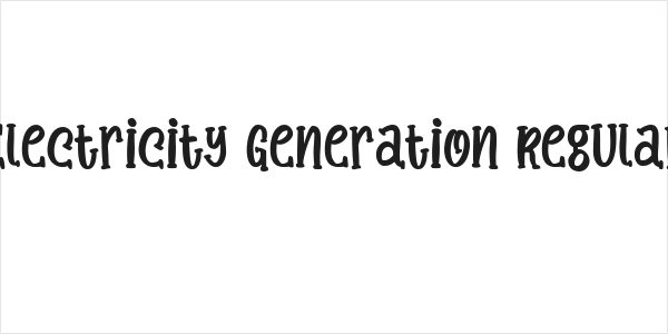 Electricity Generation Regular Logo