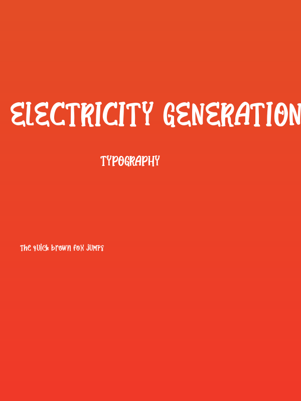 Electricity Generation Regular Poster