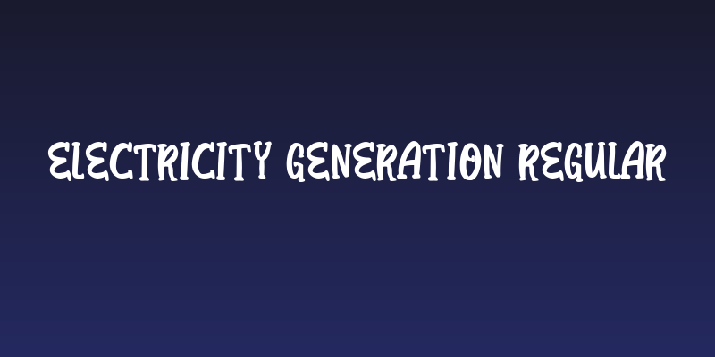 Electricity Generation Regular Social Header
