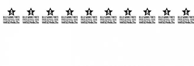 Electricity Personal Use Regular Font OTHER CHARS