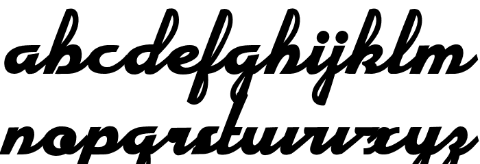 Electricity Personal Use Regular Font LOWERCASE