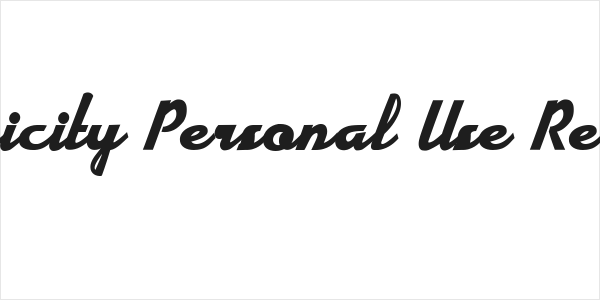 Electricity Personal Use Regular Logo