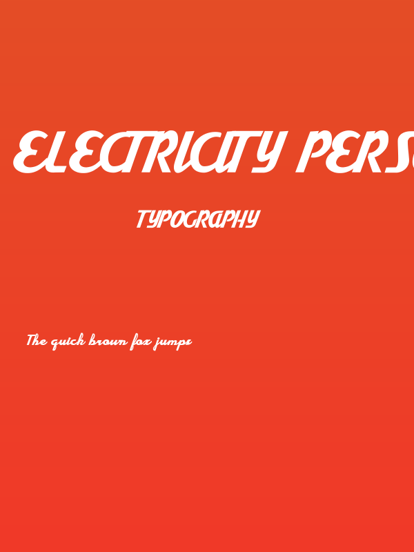 Electricity Personal Use Regular Poster