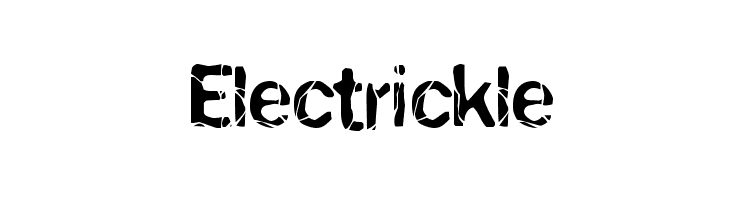 Electrickle  font caratteri gratis