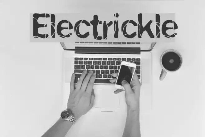 Electrickle Font examples