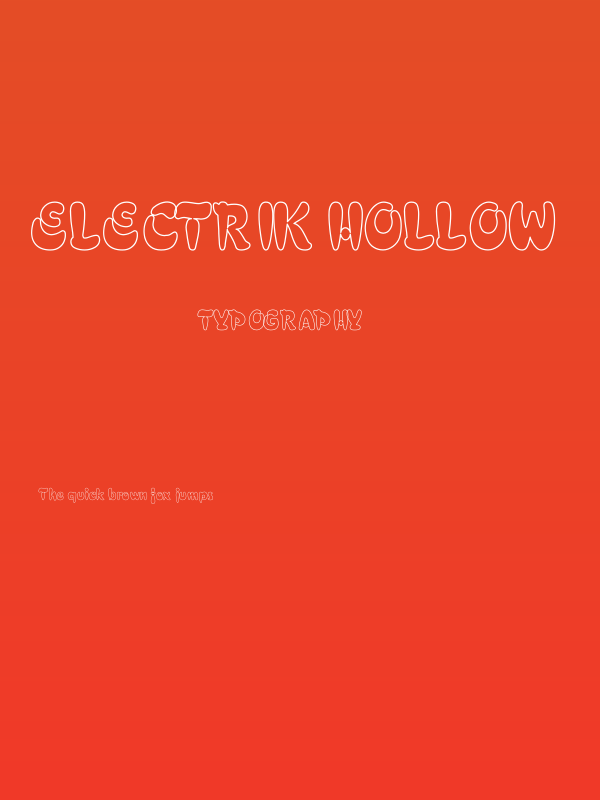 Electrik Hollow Poster