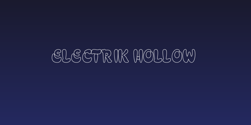 Electrik Hollow Social Header