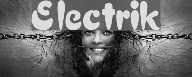 Electrik Schriftart examples