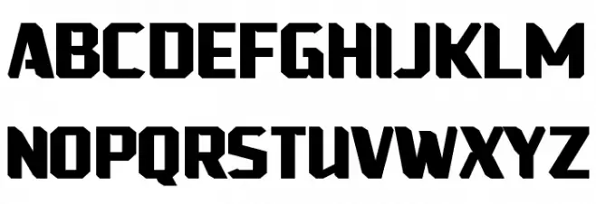 Electro Box Schriftart Groß