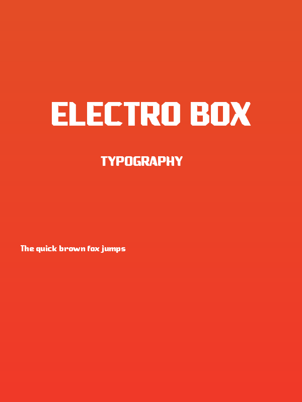Electro Box Poster