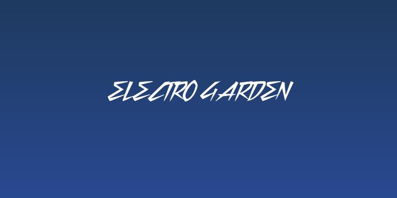 Electro Garden Social Header