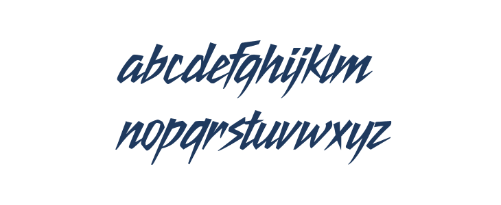 Electro Garden Lowercase