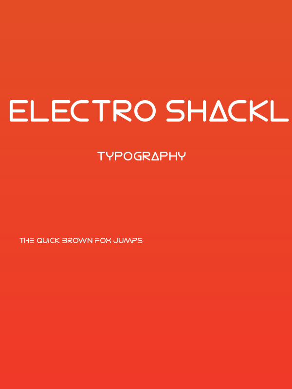 Electro Shackle Poster