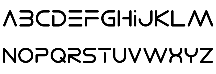 Electro Shackle Font LOWERCASE
