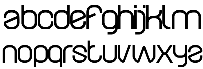 Electro Static RAIN Font LOWERCASE