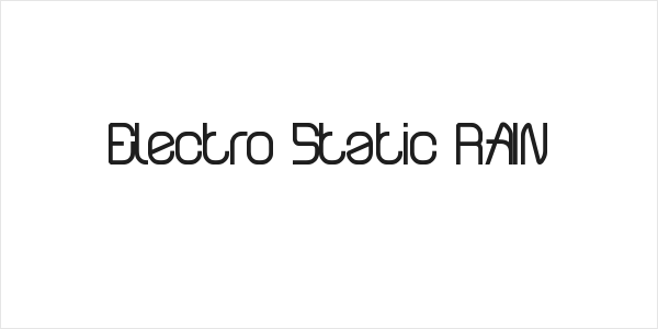 Electro Static RAIN Logo