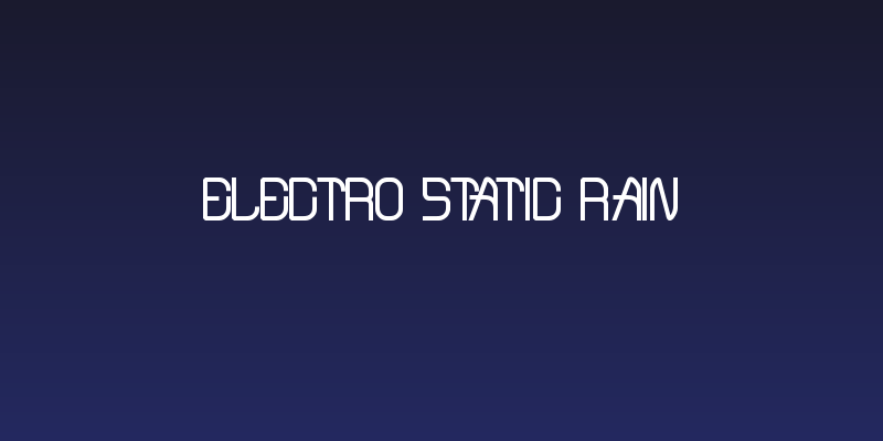 Electro Static RAIN Social Header