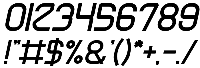 Electro Static Rain Bold Italic Font OTHER CHARS