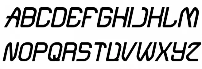 Electro Static Rain Bold Italic フォント 大文字