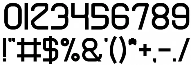 Electro Static Rain Bold Font OTHER CHARS