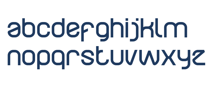 Electro Static Rain Bold Lowercase