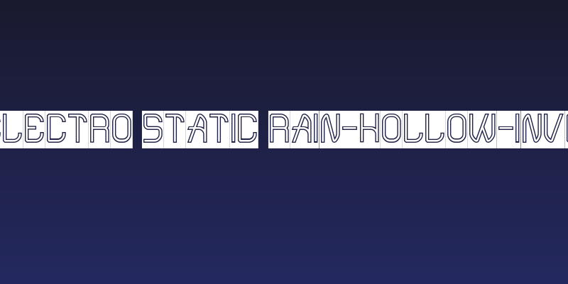 Electro Static Rain-Hollow-Inve Social Header
