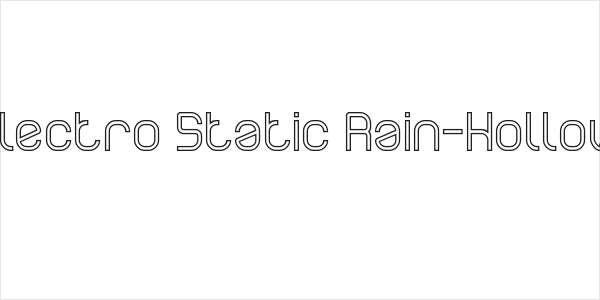 Electro Static Rain-Hollow Logo