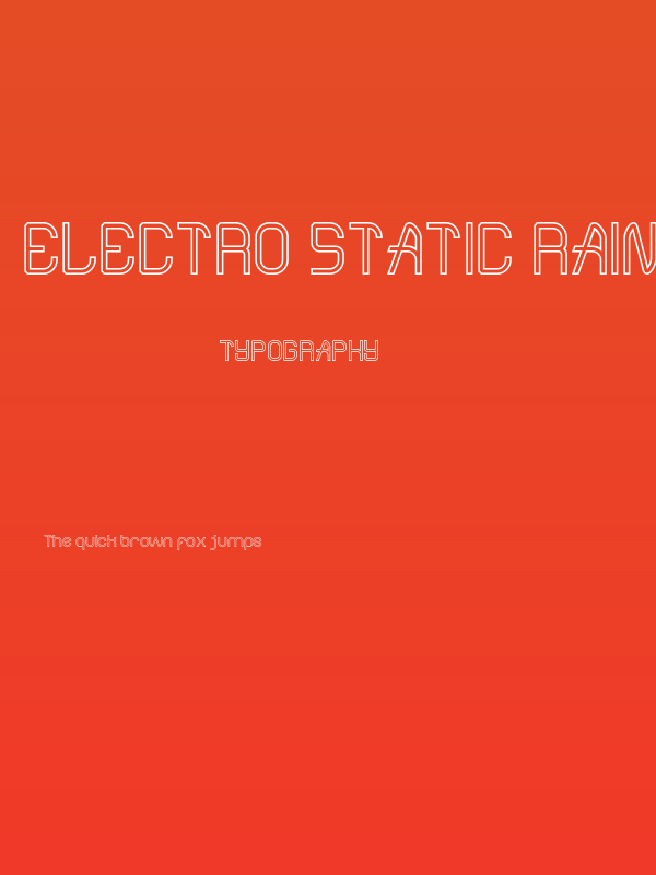 Electro Static Rain-Hollow Poster