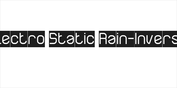 Electro Static Rain-Inverse Logo