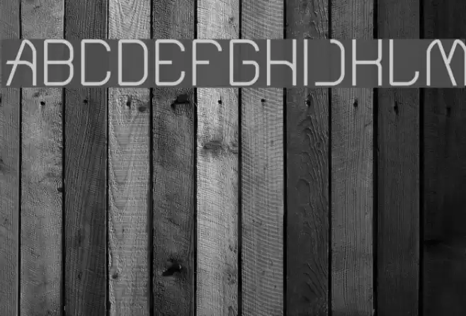 Electro Static Rain-Light Font examples