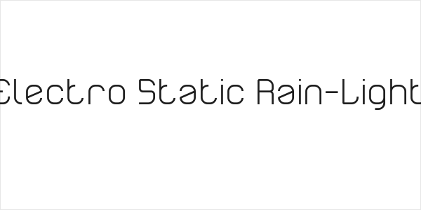 Electro Static Rain-Light Logo