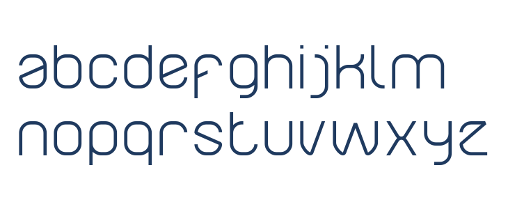 Electro Static Rain-Light Lowercase