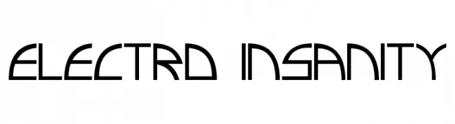 Electro insanity  Free Fonts Download
