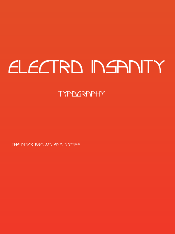 Electro insanity Poster