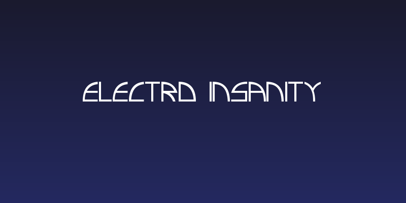 Electro insanity Social Header