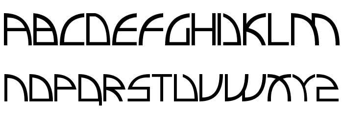 Electro insanity Font LOWERCASE