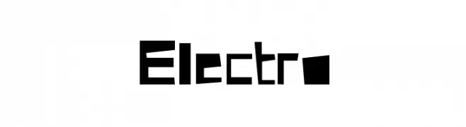 Electro  नि: शुल्क फ़ॉन्ट्स डाउनलोड