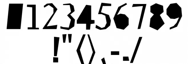 Electro Font OTHER CHARS