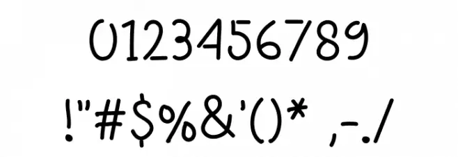 Electro Font OTHER CHARS