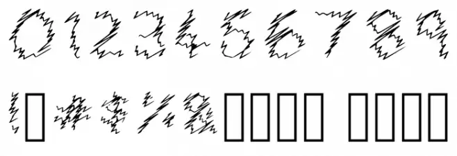 ElectroFried Font OTHER CHARS