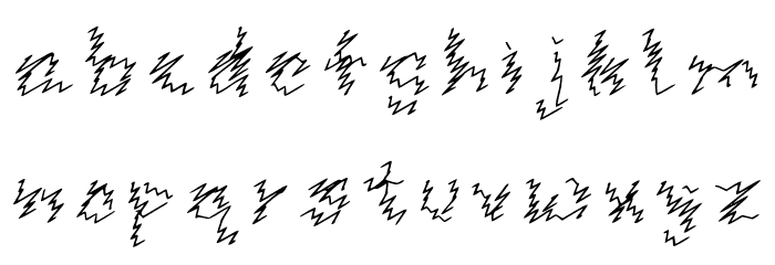 ElectroFried 字体 小写