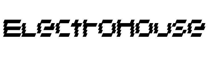 ElectroHouse  Frei Schriftart Herunterladen