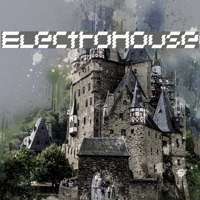 ElectroHouse Schriftart examples