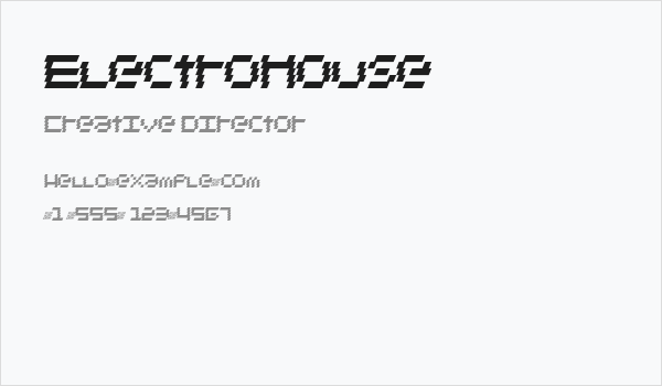 ElectroHouse Business Card