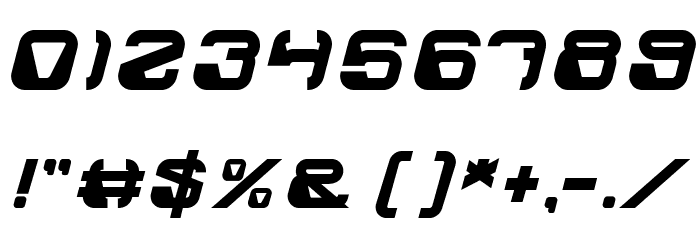 ElectroMagnet-Bold Font OTHER CHARS