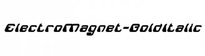 ElectroMagnet-BoldItalic  Frei Schriftart Herunterladen