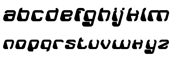 ElectroMagnet-Bold Font LOWERCASE