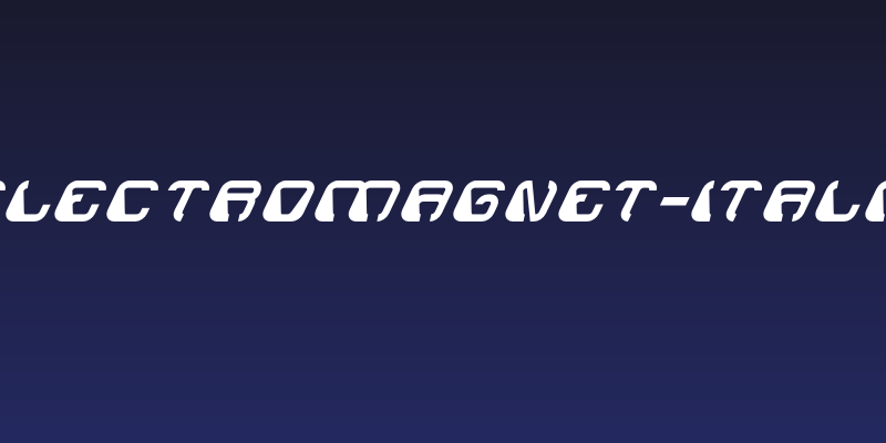 ElectroMagnet-Italic Social Header