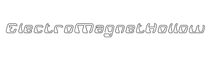 ElectroMagnetHollow  font caratteri gratis